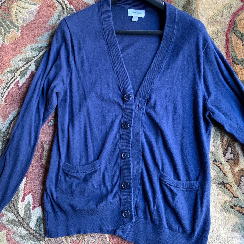 Goodfellow Men’s Cardigan, Navy